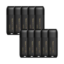 TEAMGROUP 32GB 10-Pack USB 3.2 Flash Drives Matte Black