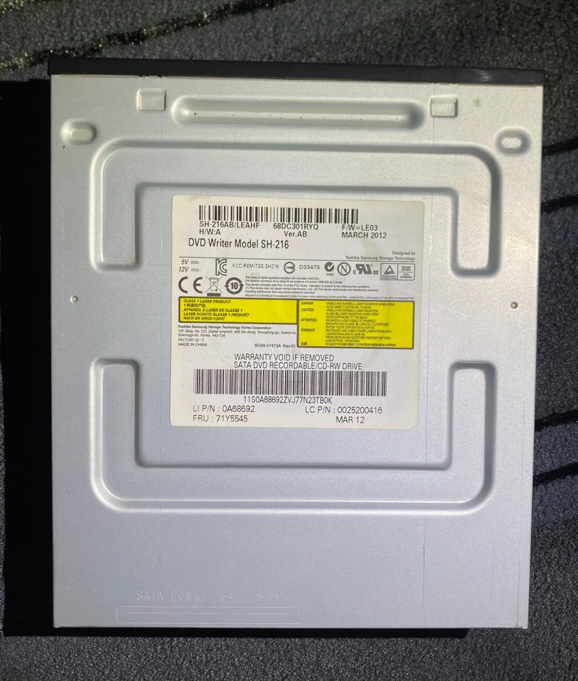 Desktop Internal SATA Player Reader DVD CD Burner Optical Drive (PARTLY WORKING) - Image 4 of 4