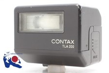  Exc.5 Contax TLA200 BLACK Shoe Mount Flash For G1 G2 From JAPAN   10612
