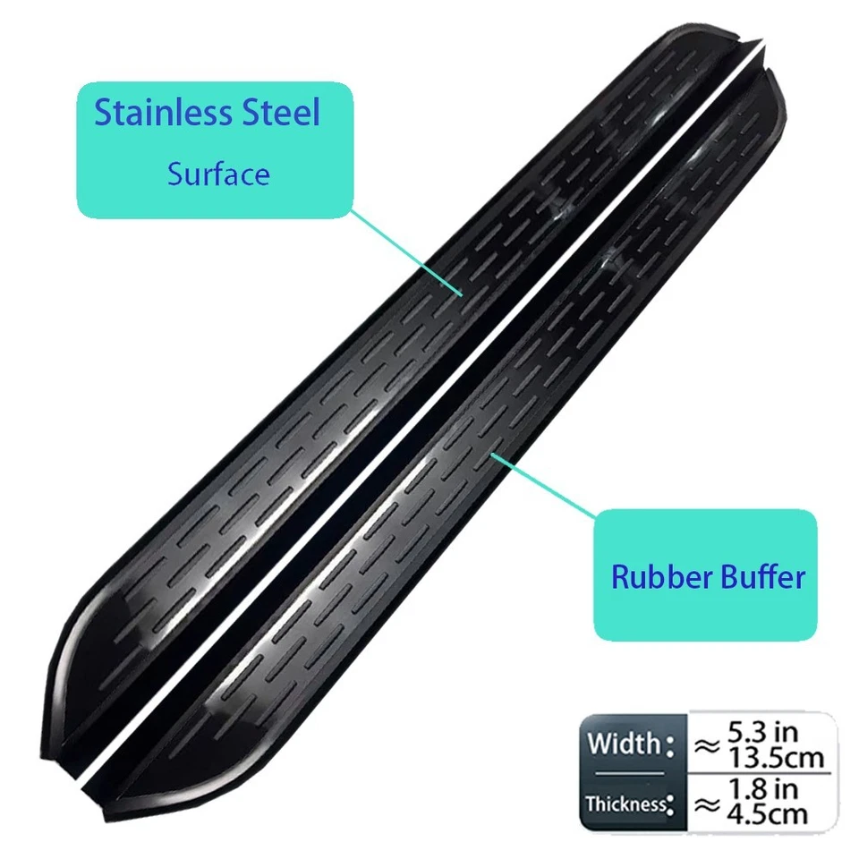 2pcs Running Board fit for Toyota RAV4 2013 2014 2015 Side Step Nerf Bar Pedal - Image 2 of 4