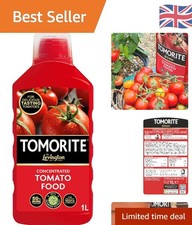 Levington Tomorite Liquid Tomato Food Concentrate, 1L - Boosts Yield & Flavor 8.99 per litre