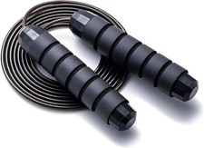 Jump Rope Adjustable Jump Rope Tangle-Free Rapid Speed W/ Ball Bearings Men