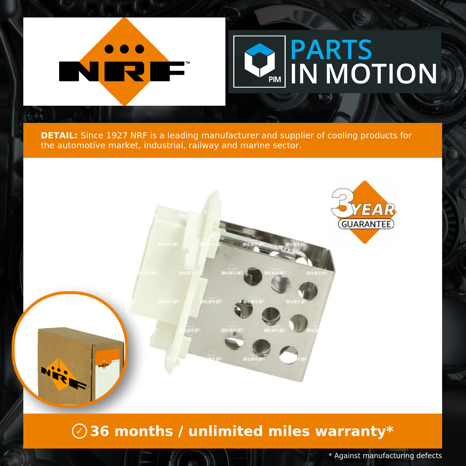 NRF-OE 342030 Resistor, interior blower for NISSAN,OPEL,RENAULT,VAUXHALL - Image 18