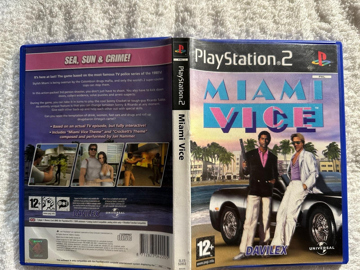 【中古】Miami Vice (輸入版:北米) PS3 MIAMI VICE Sony Playstation 2 PS2 PAL UK English NI | eBay