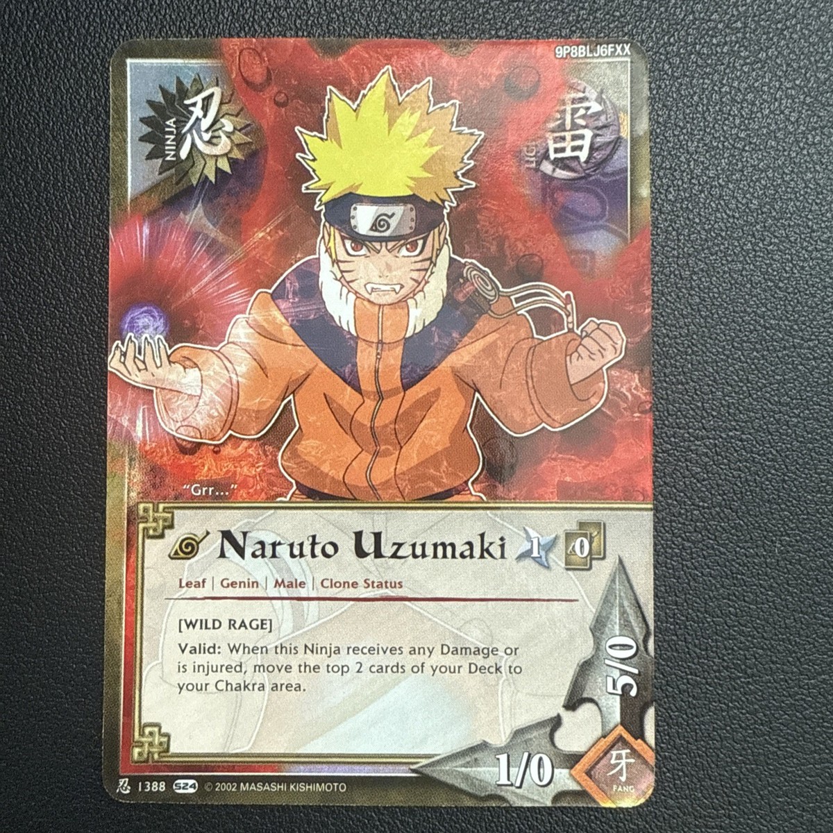 Naruto CCG - Naruto Uzumaki Foil Holographic N-1388 PROMO BANDAI