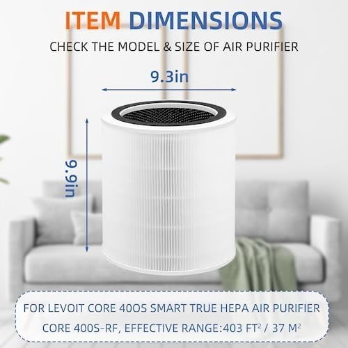 Levoit Core 400S Ersatzfilter für LEVOIT Core 400S 🔥 NEU 2er Pack - Bild 3 von 7