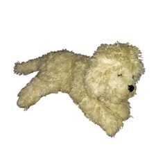 Toys R Us Animal Alley 12" Cream Puppy Dog Plush 2000