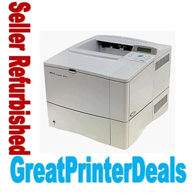 HP LaserJet 4050N Monochrome Laser Printer | TONER INCLUDED | Under 30K Pages - Image 1 of 4
