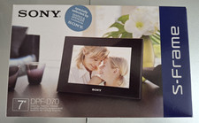 Sony S-Frame Digital photo frame DPF-D70 7 inch Black  New Opened not Used