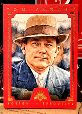 TOM YAWKEY ~ RED SOX OWNER /99 ~ 2016 DIAMOND KINGS / RED FRAMED #45 ~ BOSTON