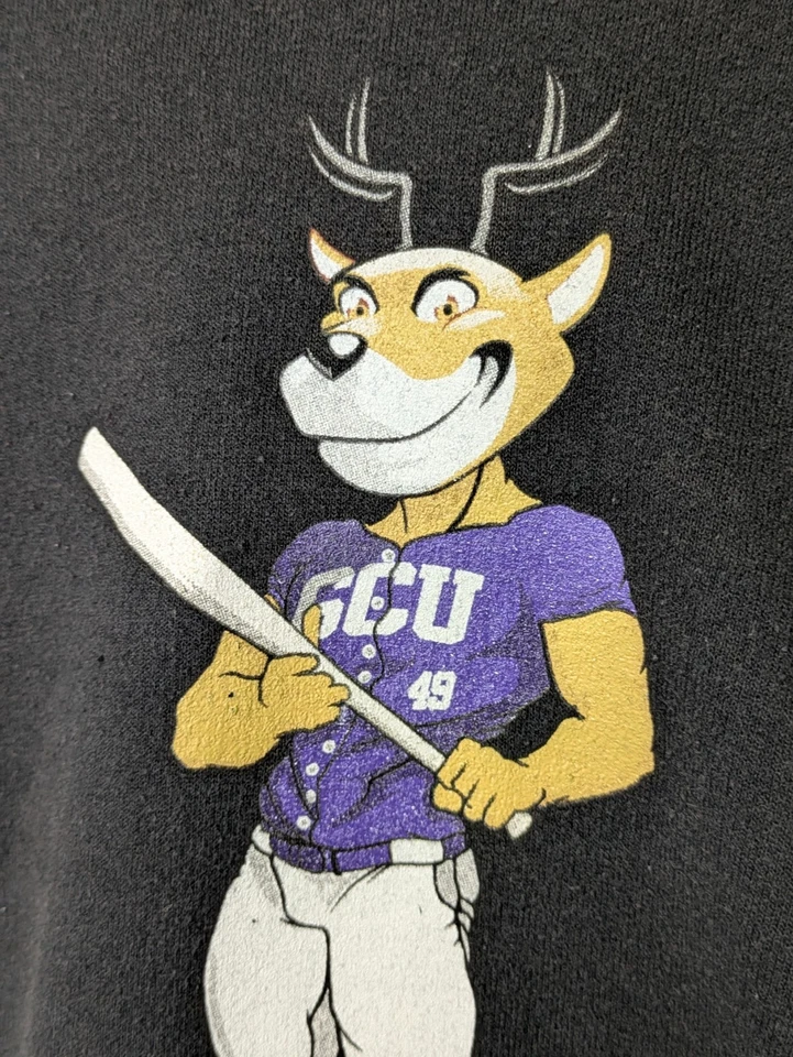 Grand Canyon University GCU LOPES BASEBALL Sudadera con Capucha Juvenil XL Negra Sudadera Foto 3 de 4