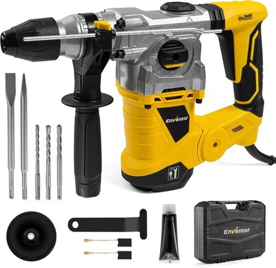 ENVENTOR SDS-Plus Bohrhammer 1500W 6Joule 4500