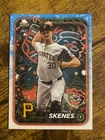PAUL SKENES 2024 TOPPS HOLIDAY ROOKIE CARD, PITTSBURGH PIRATES