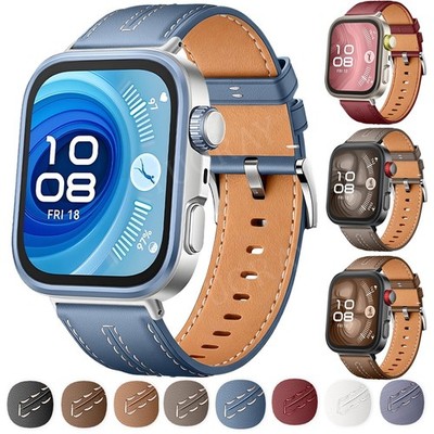 Für Huawei Watch Fit 4/4 Pro/Fit 3 Leder Ersatz Armband Uhrenarmband Strap Band