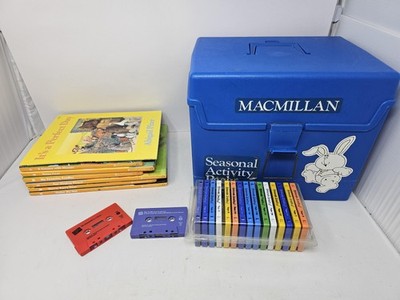 Vtg 1995 Scott Foresman Celebrate Reading! Cassette Book Kit Blue Box Set - Read