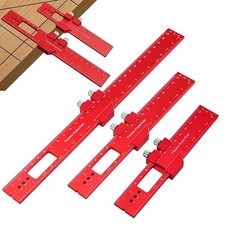 Carpentry Marking Ruler With Slide Stop Versatile Positioning Gauge Ruler
