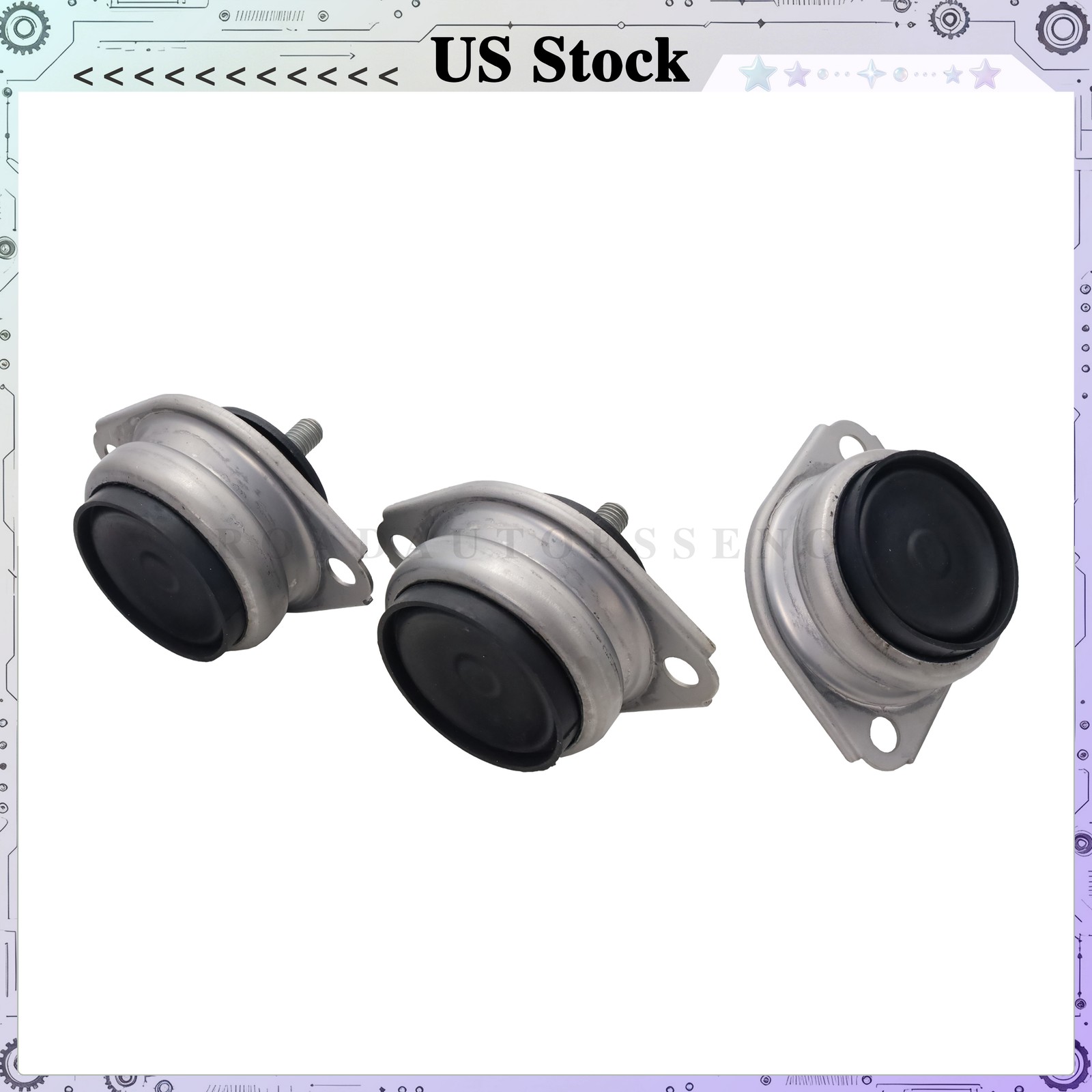 Maserati Quattroporte 2003-2012 Engine mounts Set of 3