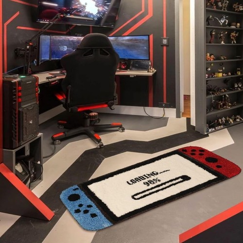 Gaming Rug for Boy’s Bedroom Living Room Playroom Decor,Non-Slip Gamer Carpet...