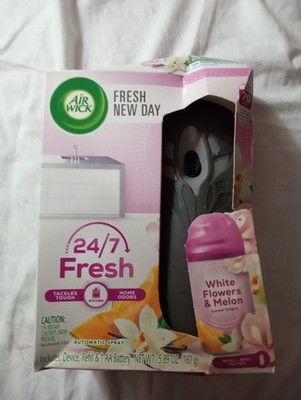 AIR WICK FRESH NEW DAY Device, Refill, and 1 AA Battery, 062338929446