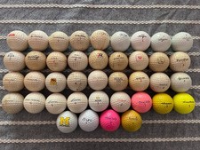 40 vintage antique and or unique golf balls