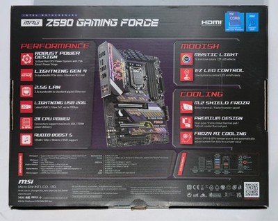 MSI MPG Z590 Gaming Force Gaming Motherboard for sale online | eBay