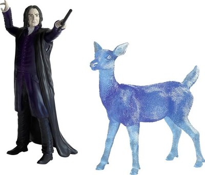 Schleich Severus Snape Toy Figure With Patronus Doe Educational Playset