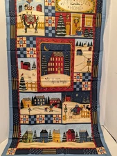 Lot 4 Moda Panels Cloth Saltbox Deb Strain Peace Joy Anticipation Cloth Fabric