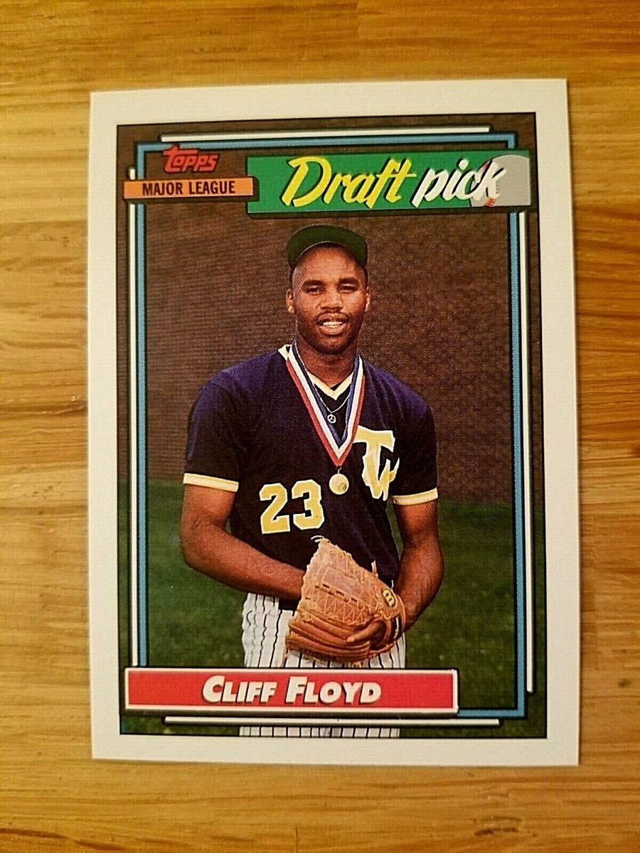 Cliff Floyd 1992 Topps Draft Pick Rookie Card #186 NM+ | eBay
