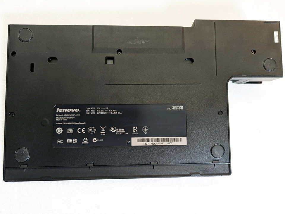 💻 Lenovo ThinkPad Mini Dock Series 3 Type 4337 mit Schlüssel – geprüft & OK - Bild 4 von 4