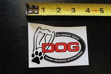 DUI Owners Group DOG Diving Unlimited Intl. Scuba Snorkel Vintage Diving STICKER