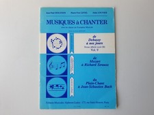 ♫ Partition / Méthode - Musique à chanter Cycle 3 (difficile)- Vol 9 ♫