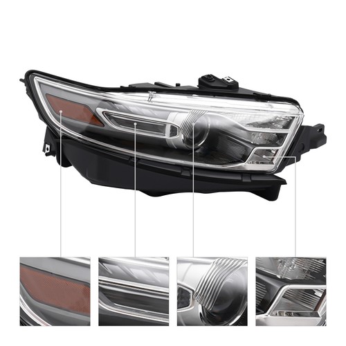 For 2013-2014 Ford Taurus Halogen Headlight Assembly Headlamp & Bulbs Left/Right - Picture 43 of 52