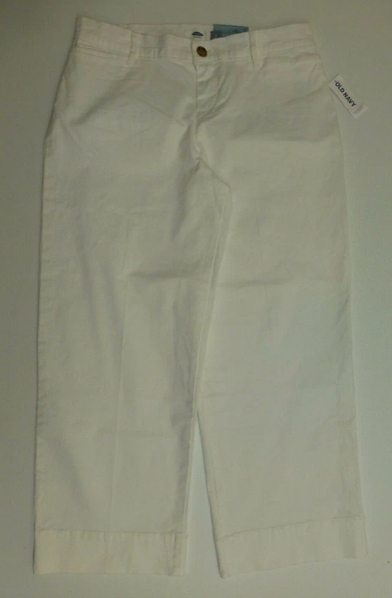 Old Navy Capri Pants Womens Size 14 White Capris Pants New With Tags