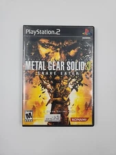 Metal Gear Solid 3 Snake Eater PS2 PlayStation 2 Complete CIB