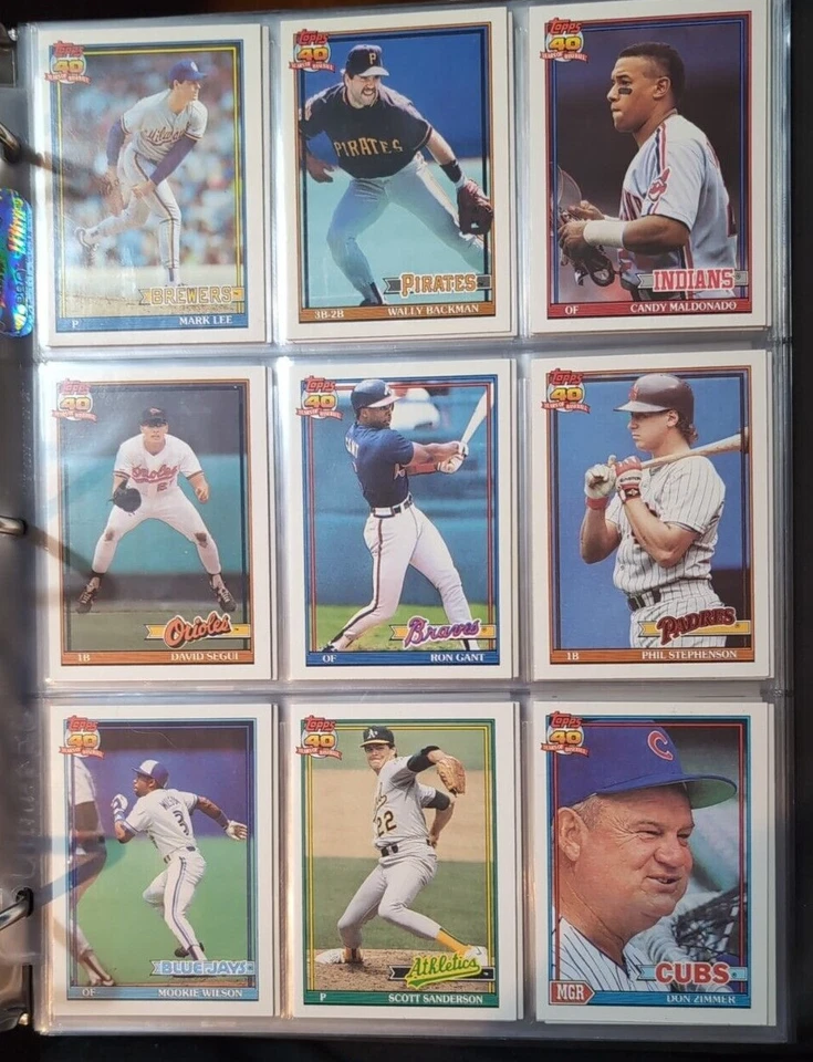 1991 Topps base cards 701-792 Pick from drop down list - Image 2 of 4