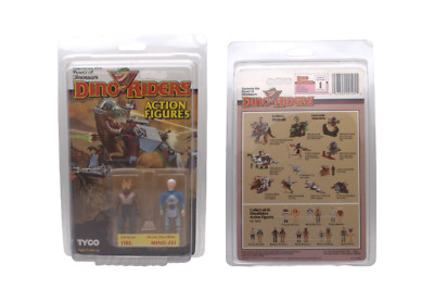 Tyco Dino Riders 2-Pack Evil Rulon Fire Dino Rider Mind-Zei Moc Morax Case