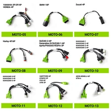 Motorcycle Diagnostic Cable works with JDiag M300 Scanner For Honda yamaha......