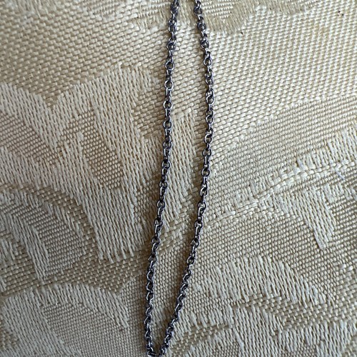 Return To Tiffany & Co. Blue Enamel Heart Tag Pendant Charm Necklace 16” Chain - Picture 8 of 10