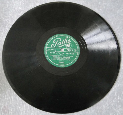 DISQUE 78T LP 78rpm JACQUES HELIAN  SON ORCHESTRE Ma petite folie  Pathé PG612 - Bild 1 von 3