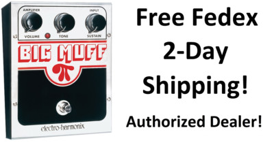 New Electro-Harmonix EHX Big Muff Pi Fuzz Effects Pedal