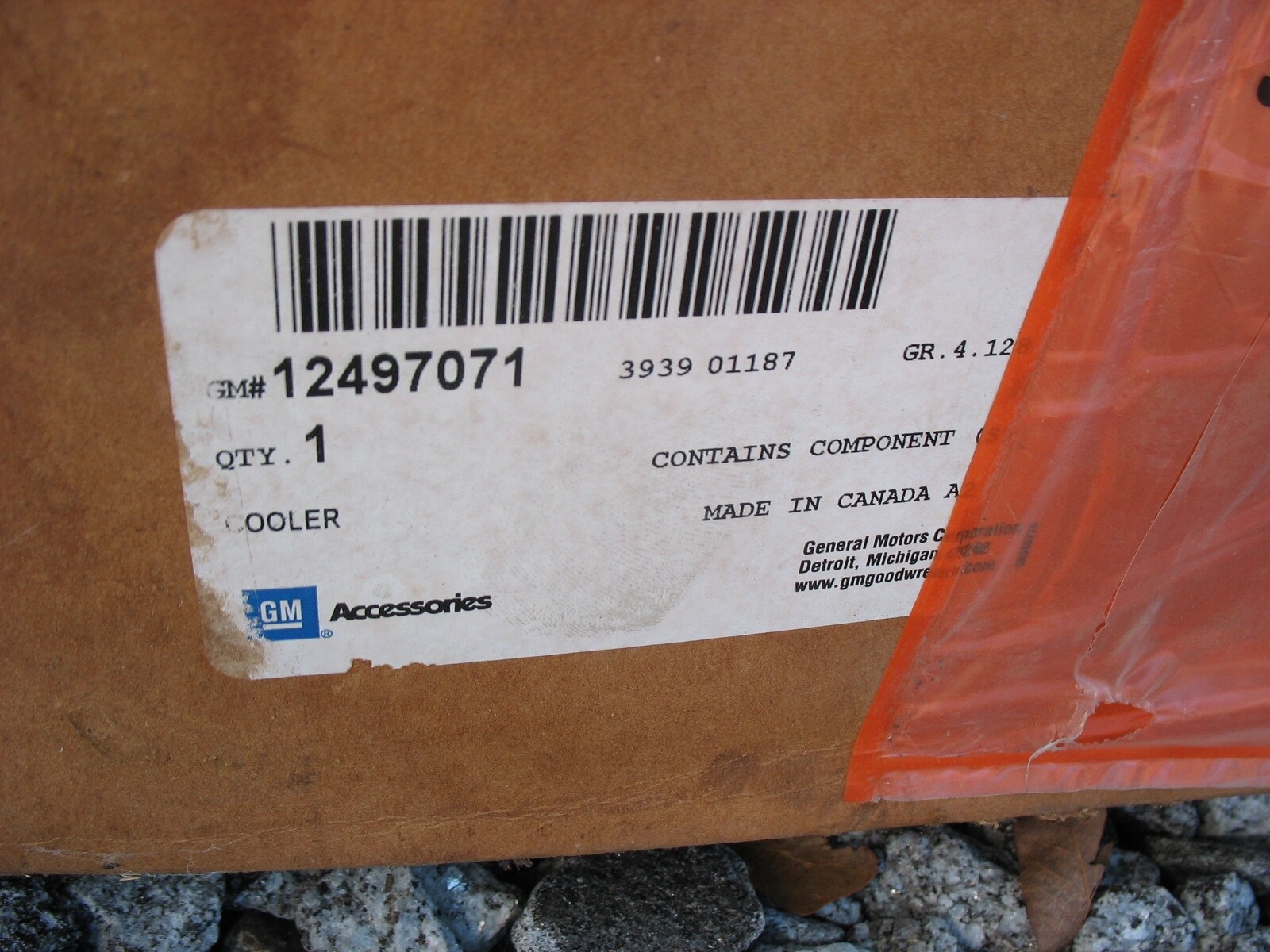 New NOS Genuine GM Towing Transmission Cooler 12497071 eBay