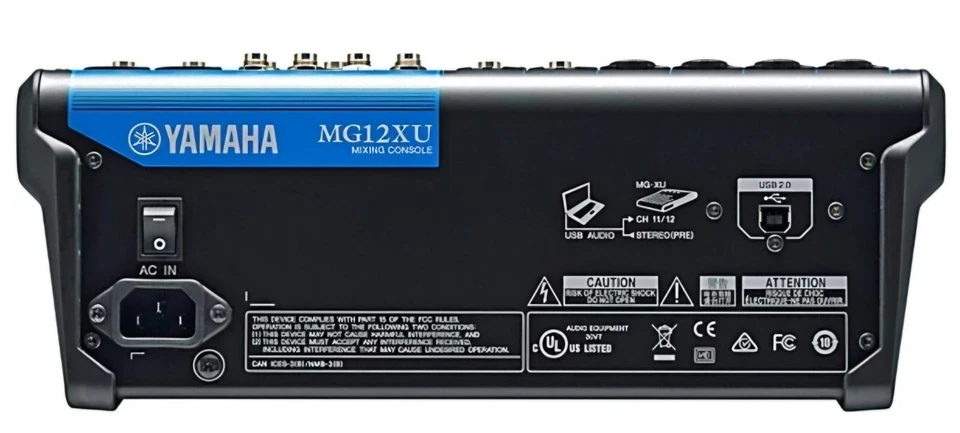 雅马哈 MG12XU 12 通道混音器带 USB 和效果免费送货。 — 第 2/3 张图片