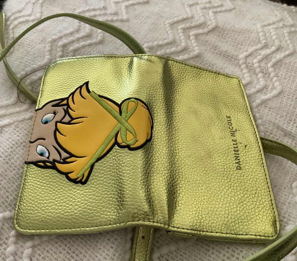 Disney's-Danielle Nicole-Tinker Bell Bolso Bandolera-Cartera/Teléfono Foto 4 de 4