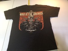 Five Finger Death Punch Shirt Lg Black 2010 Concert Tour T War Is The Answer