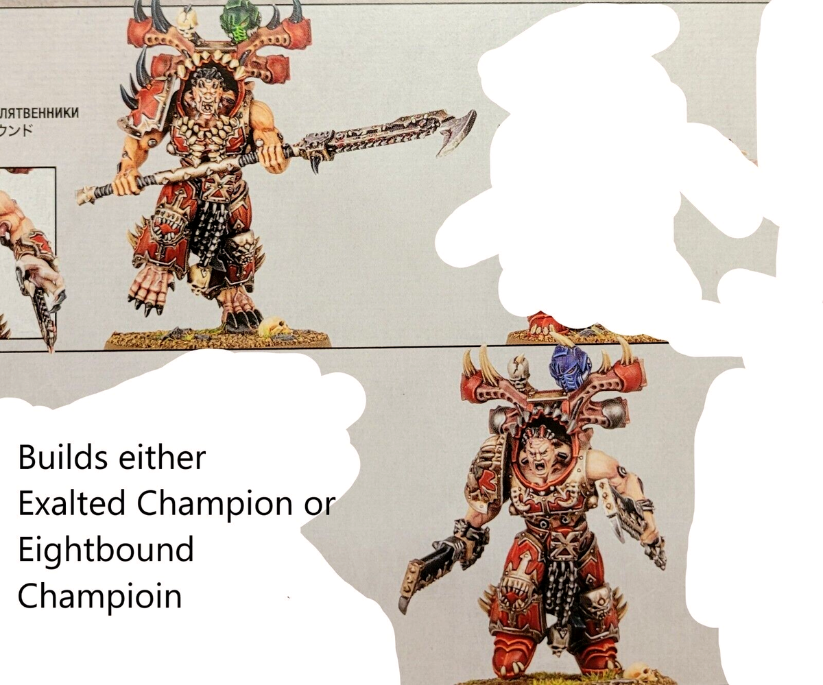 World Eaters Exalted Eightbound Champion - Khorne Chaos World Eaters Exalted Eightbound Champion - Khorne Chaos