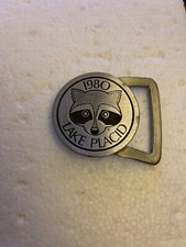 Olympic belt buckle Lake Placid 1980