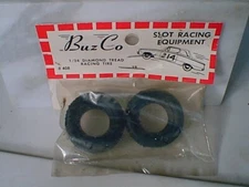 1/24 BuzCo #408 Diamond tread slot car racing tire NEW OLD STOCK VINTAGE