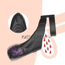 Rechargeable-Penis Enhancer Electric 10 Speed-Penis-Stretcher-Ring-for-Men Male
