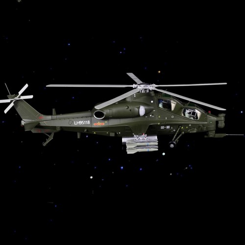 1/48 Scale Diecast Alloy Chinese Z10 Attack Helicopter Military Simulation Model - Picture 13 of 24