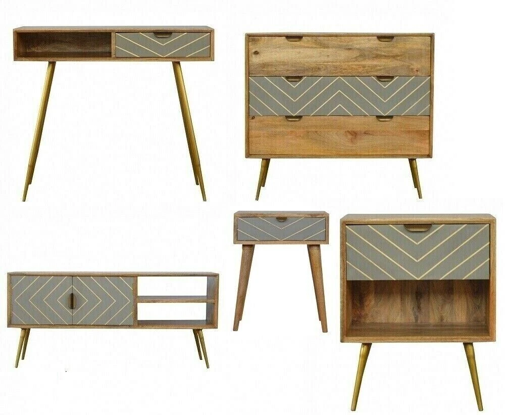 Inlay bedside table deals